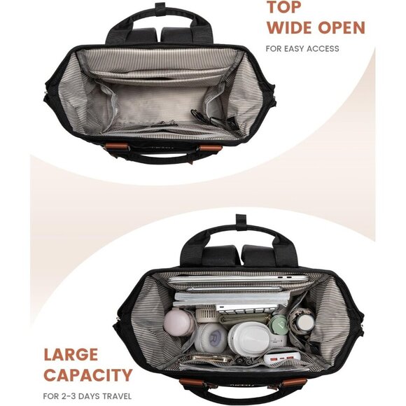 ❤️  Laptop Backpack Women Teacher Nurse Bags Womens Work Backpack Purse - Picture 4 of 8